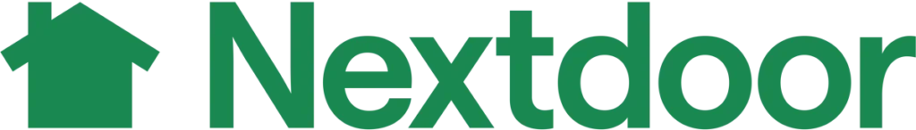 logo nextdoor wordmark lawn